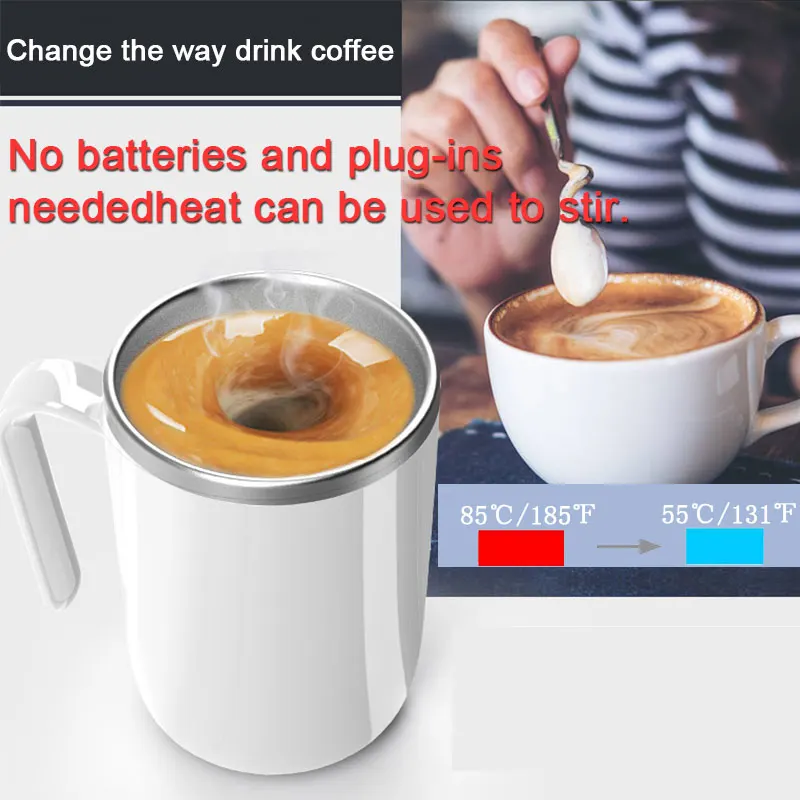 Креативная чашка Eco cup с нагревом для автоматического перемешивания бутылка воды