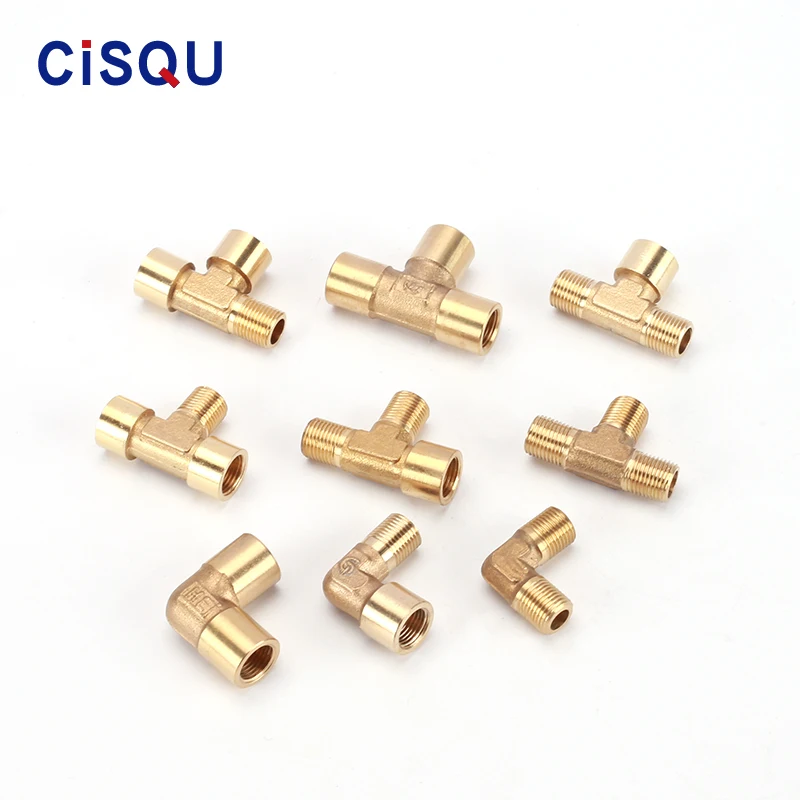 Латунь мужской/женский Пневматический фитинг для водопроводных труб 1/8 &quotBSP