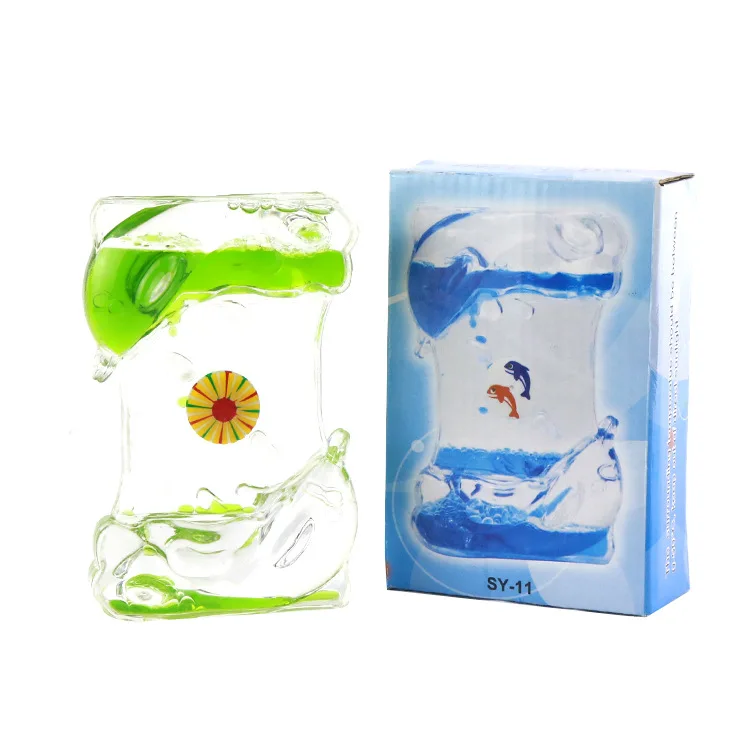 

Creative oil leakage dolphin oil drops Fashion desktop decoration ornaments leakage timer Creative birthday gifts