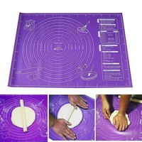 4560cm silicone pad baking mat sheet extra large baking mat for rolling dough pizza dough non stick maker holder kitchen tools