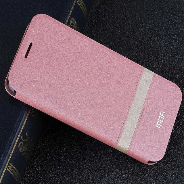 Pink MOFi для huawei nova 3i чехол для huawei nova 3i nova 3e флип чехол силиконовый роскошный кожаный чехол протектор для huawei nova 3 Чехол - Цвет: Pink