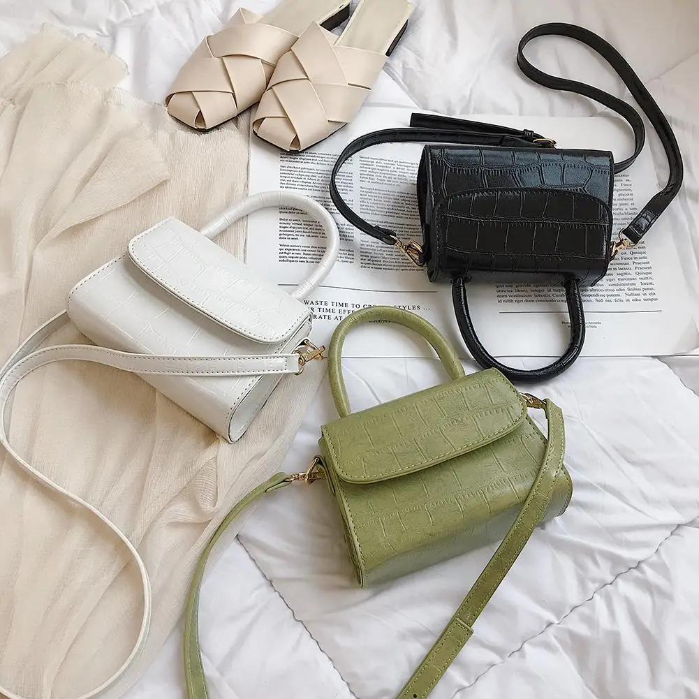 

Сумка женская кросс-боди из искусственной кожи, с отделением под Аллигатор