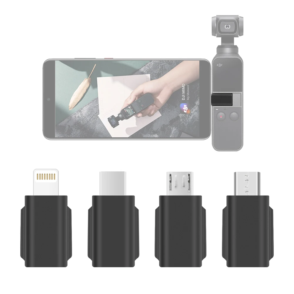 Телефонный преобразователь для DJI OSMO Pocket 2 ручного карданного шарнира IOS USB C Type к