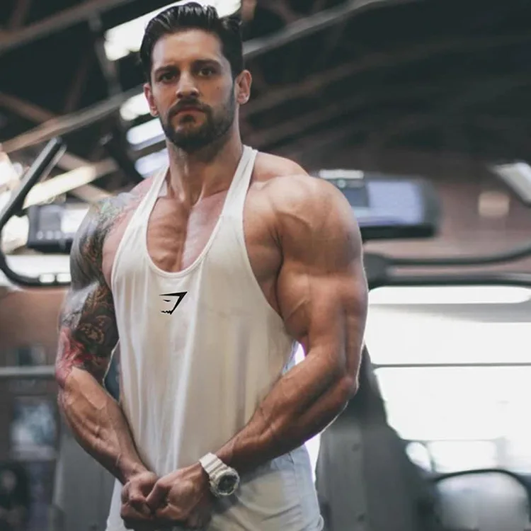 Жилет мужской компрессионный Быстросохнущий эластичный облегающий Топ без