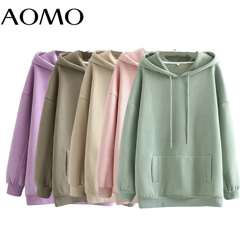 

Женская флисовая хлопковая толстовка с капюшоном, в стиле оверсайз