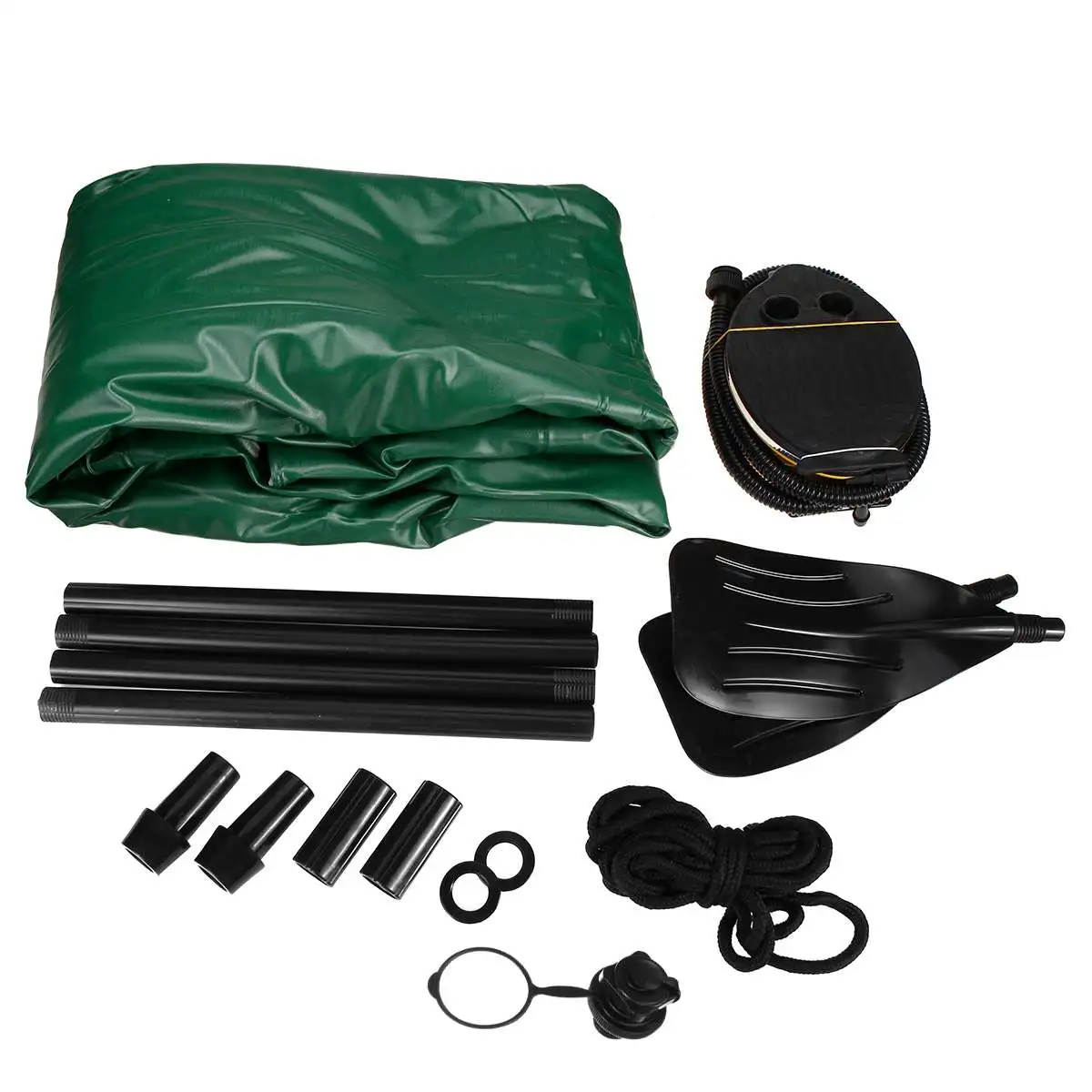 

198CM Gaint Inflatable Kayak Canoe Rowing Air Boat Double Valve Drifting Diving Inflatable Boat Fishing Boat