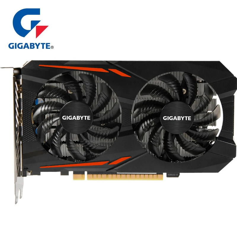 Gigabyte видеокарта NVIDIA GTX1050 CN карты консоль для ПК-игр с поддержкой Windows видеокарты