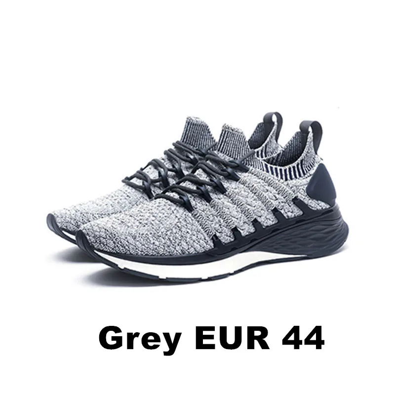 Grey EUR 44 Оригинальные Xiaomi mi jia Sneaker 3 Shoes 3th мужские спортивные кроссовки для бега Новинка Uni-Moulding 2,0 удобные и Нескользящие - Цвет: Grey EUR 44