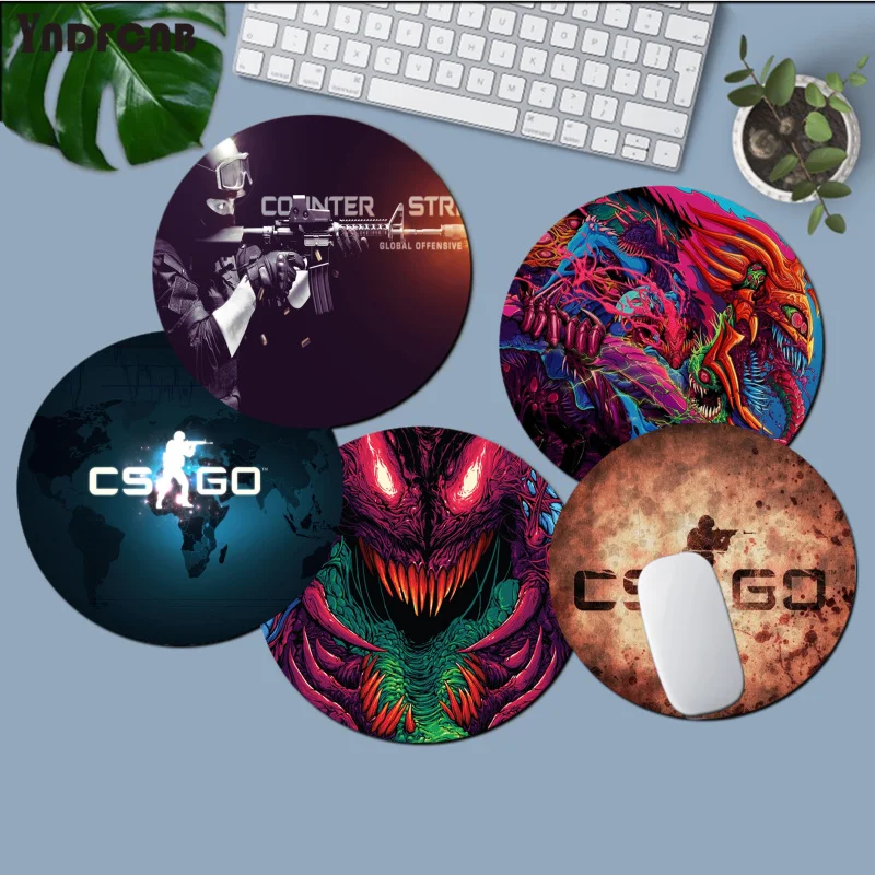 

YNDFCNB Vintage Cool CS GO Hyper Beast Natural Rubber Gaming mousepad Desk Mat gaming Mousepad Rug For PC Laptop Notebook