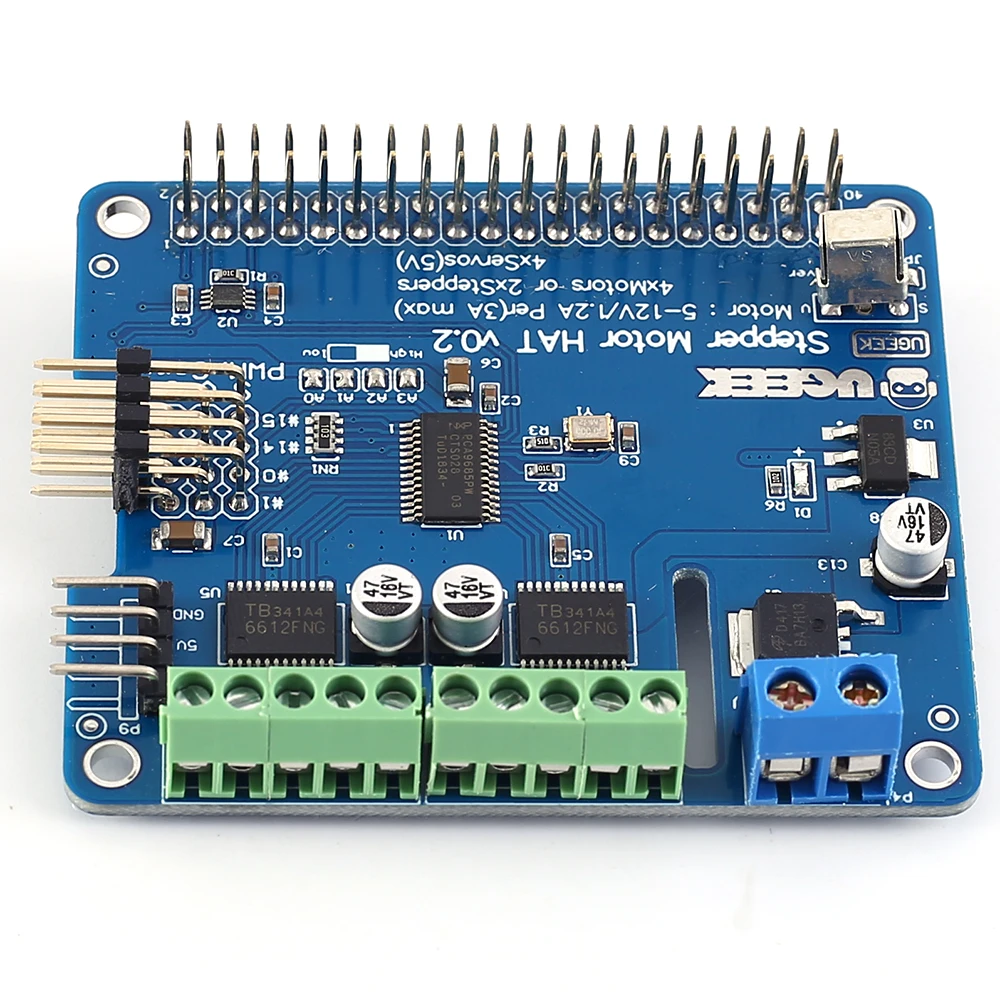 Модуль привода серводвигателя для Raspberry Pi 3B +/3B|Драйвер двигателя| |