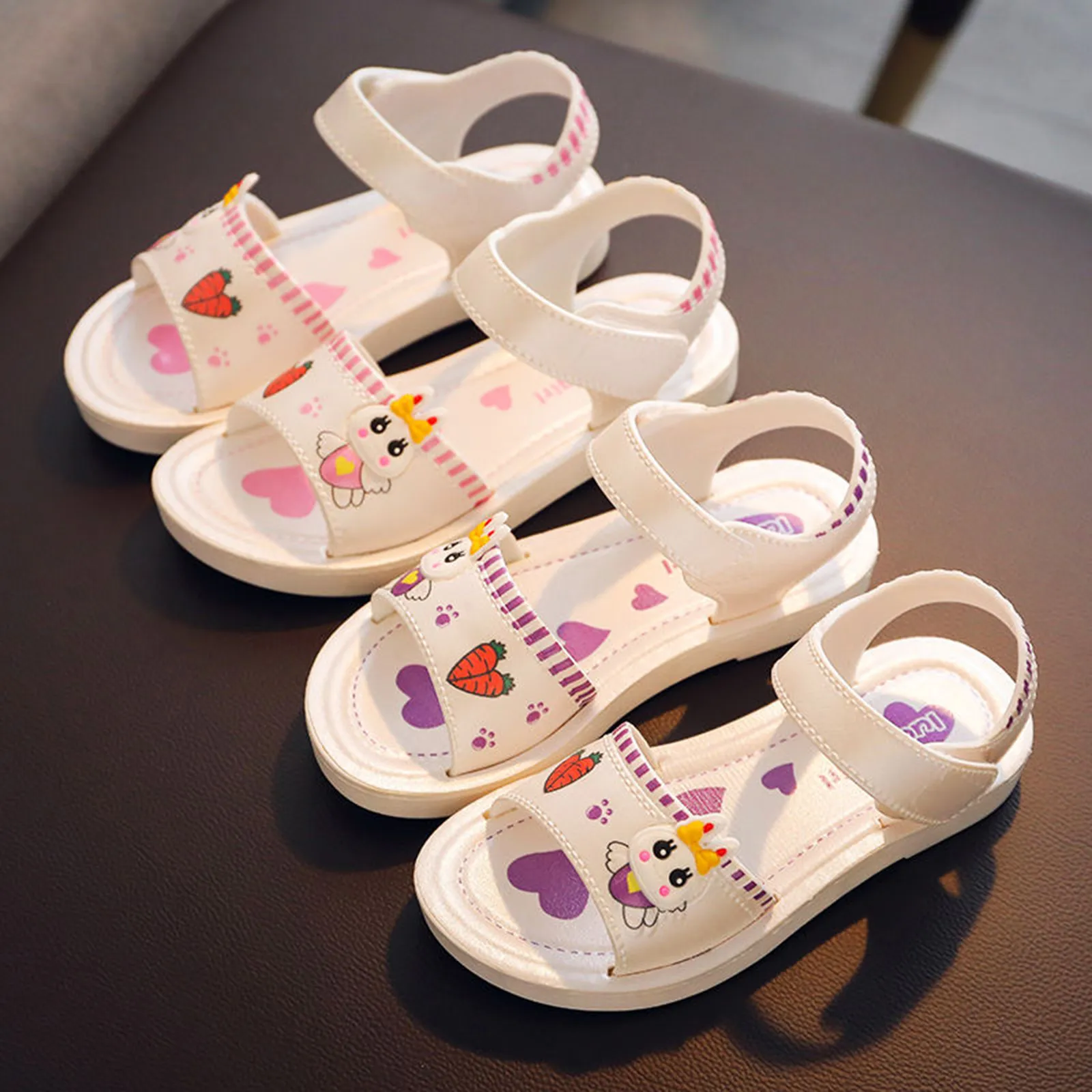 

Summer Children Toddler Baby Girls Rabbit Sandals Beach Casual Shoes
