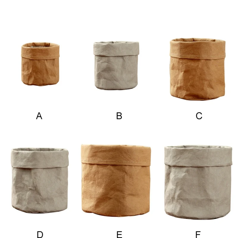 Мини горшки для цветов кашпо суккулентов горшок моющиеся крафт Бумага растений