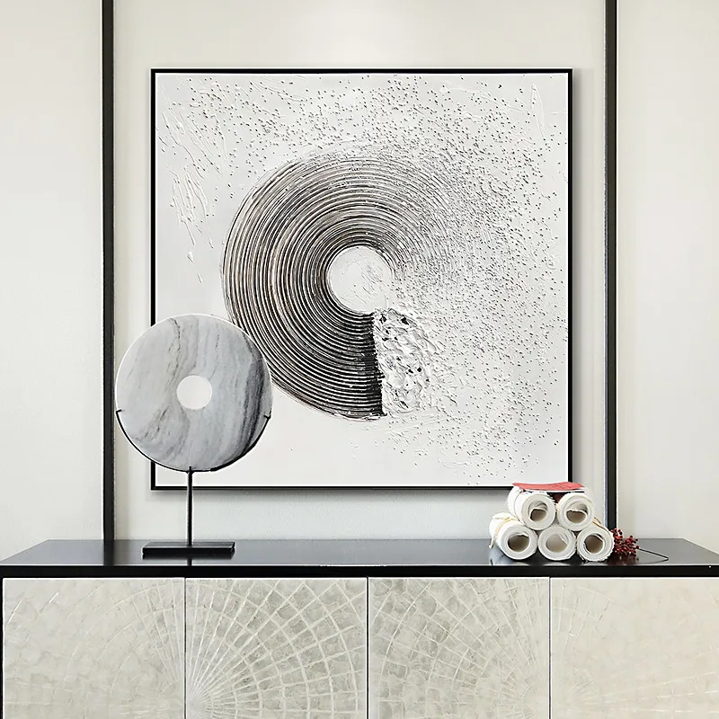 Абстракция пейзаж Вихрь граффити деревянное дерево кольца Холст Картина диван