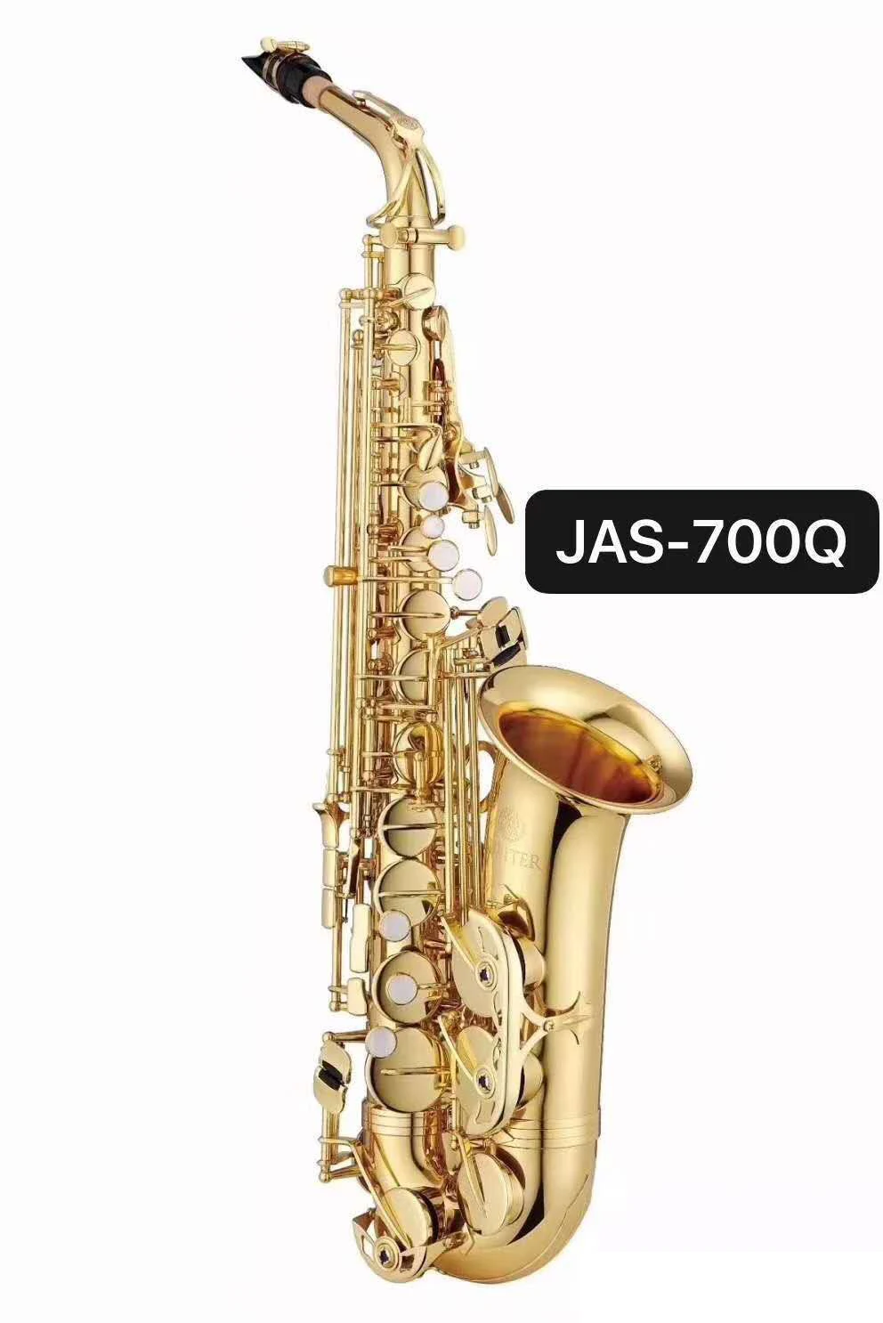 Юпитер JAS-700 саксофон-альт EB Tune латунный музыкальный инструмент Золотая Лаковая поверхность E-flat Sax с футляром аксессуары