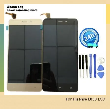 Для Hisense L830 ЖК сенсорный экран дигитайзер+ ЖК-дисплей в сборе запасные части с инструментами