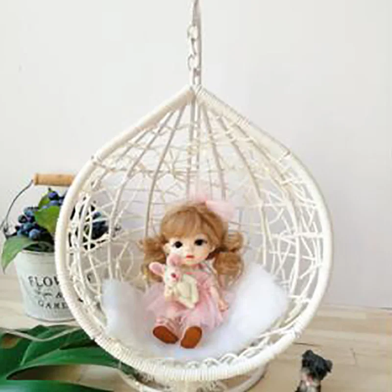 Bybrana Модная белая 1/6 1/8 1/12 Bjd кукла подвесная корзина|Куклы| |