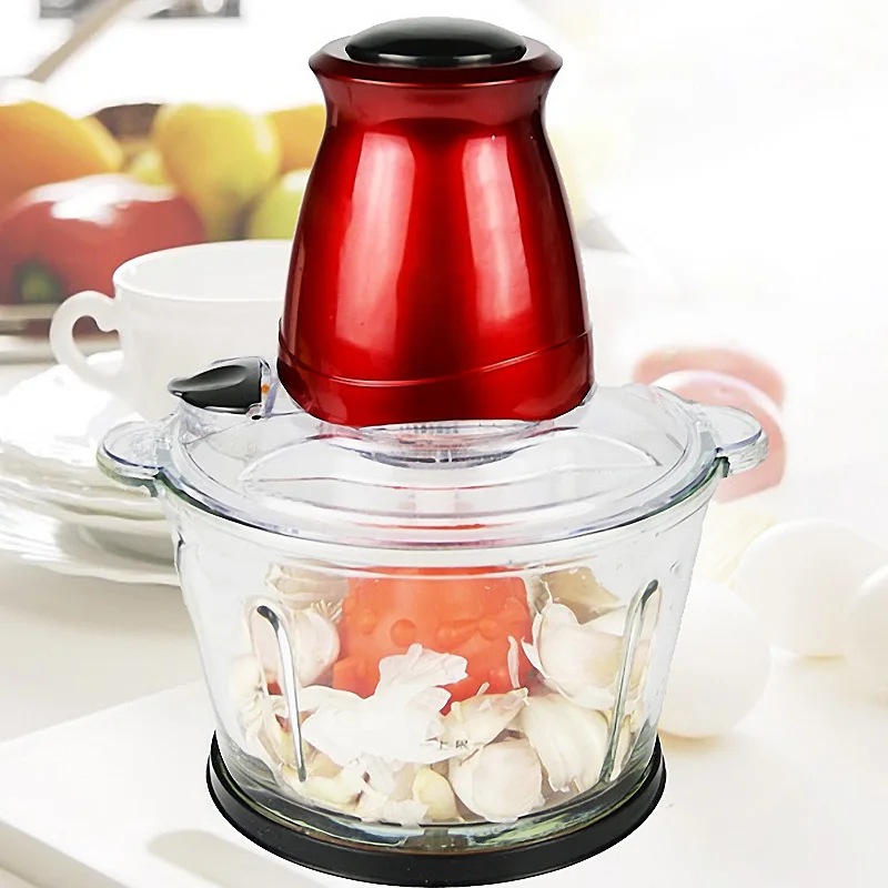 Descascador de Alho Elétrico Máquina Cozinha Moedor Carne Processador 300w Multfunctional Alho Descascador Casa Vegetal 1.5l