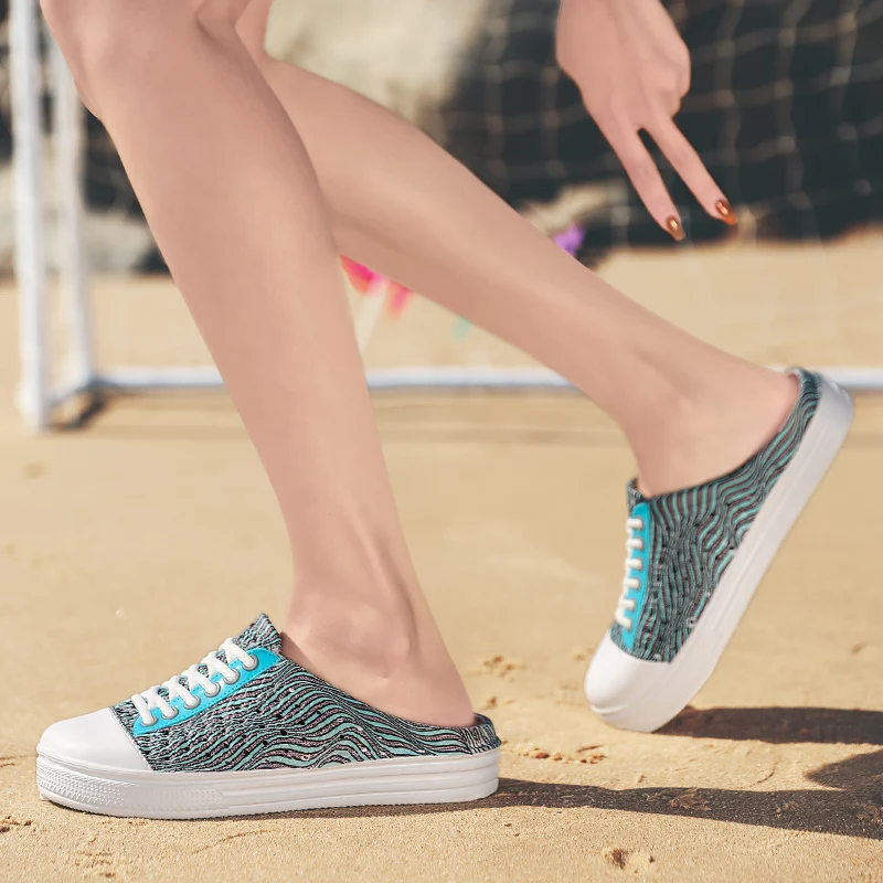 Дышащие женские пляжные туфли летние садовые сандалии открытые сабо легкие