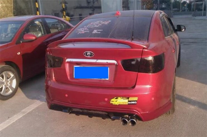 Для KIA FORTE спойлер 2011-2013 K3 с светильник высокого качества ABS Материал заднее крыло