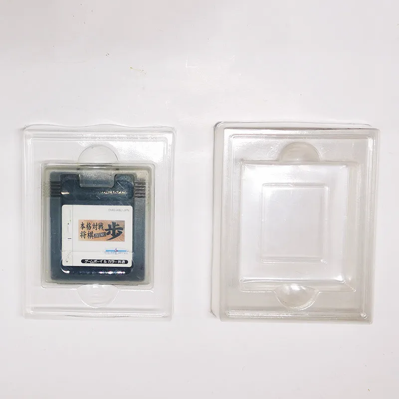 

100 pcs White Clear Plastic Cardboard Cartridge Cases Boxes Insert Inner Tray Inlay for Gameboy & Gameboy Color GBC