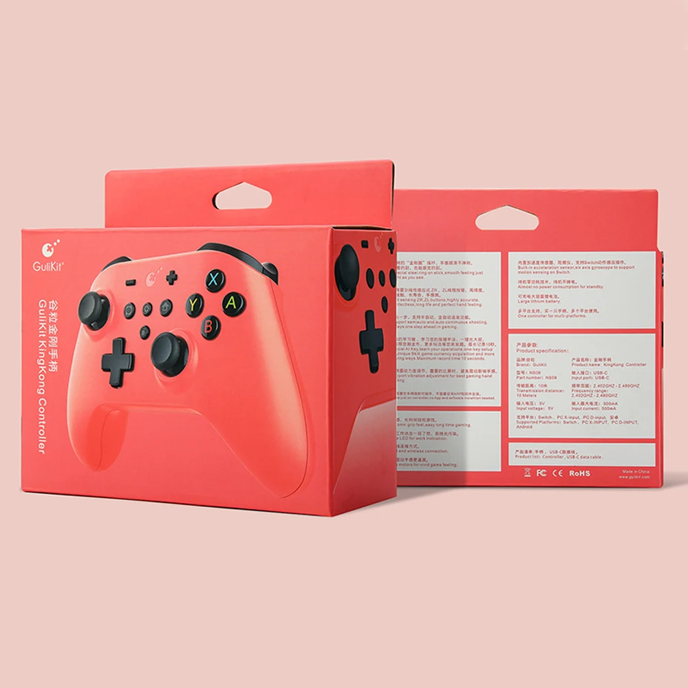 

Gulikit Switch Controller Wireless Gamepad For Nintend Switch /Lite /PC/Android/Steam Game Joystick