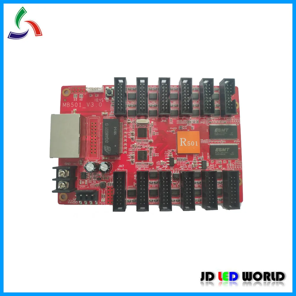 HUIDU R501 HD полноцветный светодиодный видеоэкран приемная карта работает с A601 A602 A603