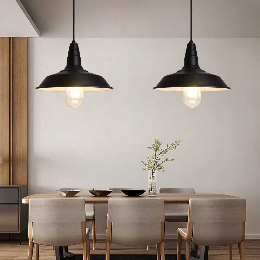 Vintage Iron Pendant Lamps American Industrial Light Dining Room Kitchen Bar Hotel Study E27 LED Lighting Fixtures | Лампы и освещение