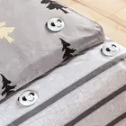 8 шт.компл. зажим для листов кровати Grippers простыня с креплением на ремень наматрасник одеяла держатель FastenersNon-slip Panda Clip Gripper