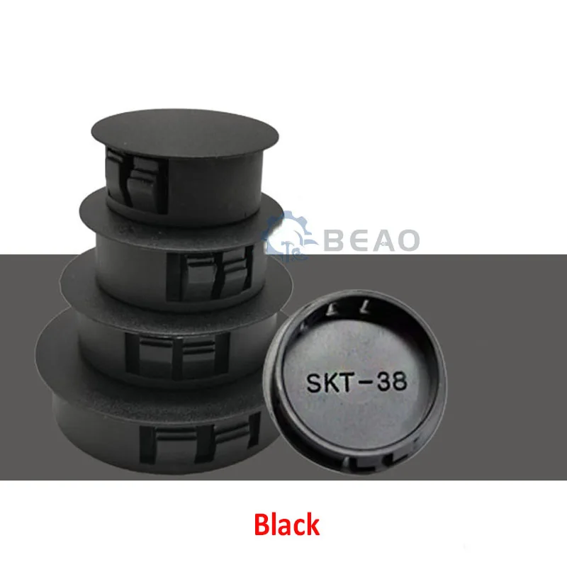 

10Pcs Nylon Blanking End Caps Round Plastic Tube Pipe Inserts Plugs 5mm~50mm