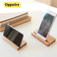 Universal Wood Mobile Phone Holder for iPhone Pro Max Wood Slot Phone Stand Simple Desk Dock for Samsung S20 S10 Tablet