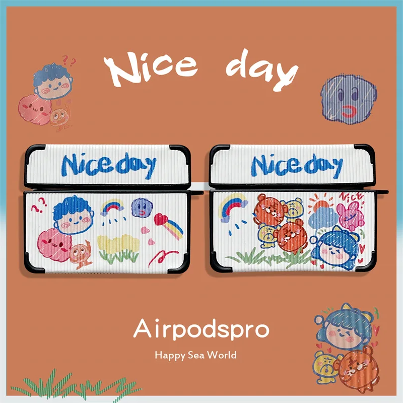 

Crayon Girl Boy Earphone Case 2021 AirPods 1 Case AirPods 2 Case Airpods Pro Case Airpod Case Earphone Accessories Case