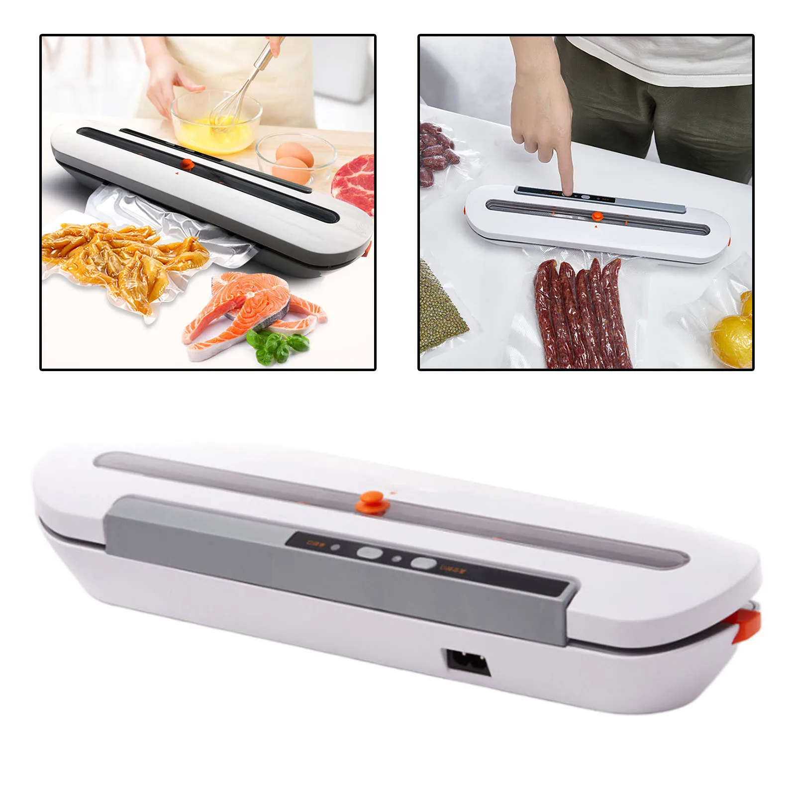 

Automatic Vacuum Sealer Machine Sealing Food Storage Saver for Food Preservation with AU Plug 55x82x65mm