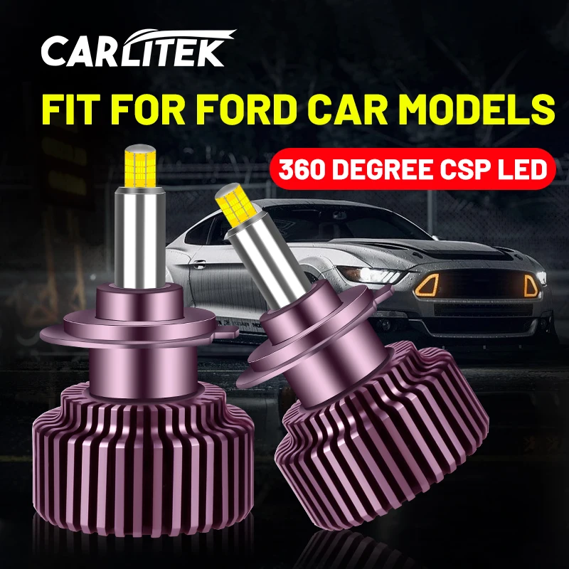 H11 LED 25000LM фара 360 H7 H4 D2S D4S H1 9012 HIR2 H8 9005 9006 HB3 HB4 Canbus для ford focus 2 mk1 mk2 3 fusion - купить по