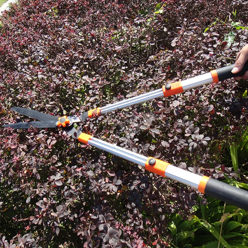 Большие телескопические ножницы для газона ручка из алюминиевого сплава живой