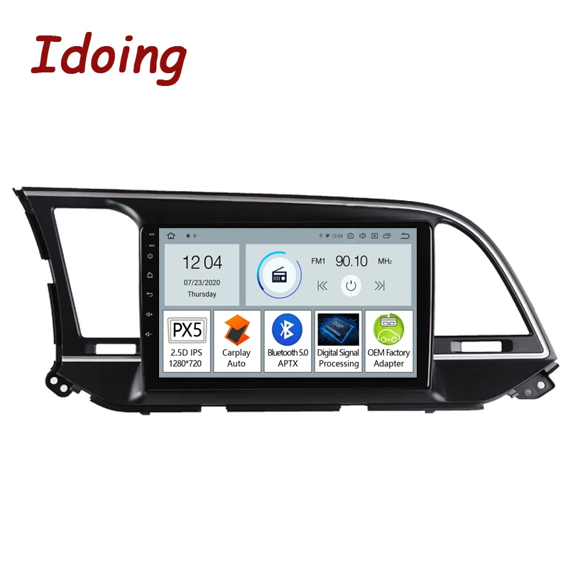 Idoing 9 &quotAndroid автомобильный Радио мультимедийный плеер для Hyundai Elantra 6 2015 2018