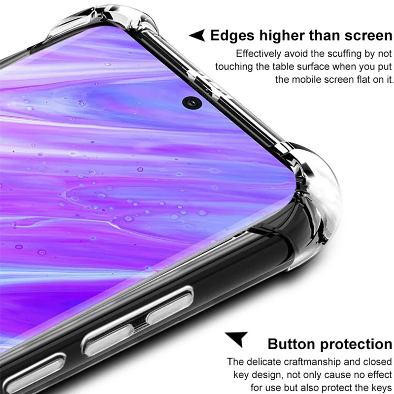 Air Cushion Shockproof Case on for Samsung Galaxy S20 Ultra S10 S9 S8 J4 J6 J8 A6 A8 Plus 2018 S10e 5G S7 Edge Bumper Back Cover | Мобильные