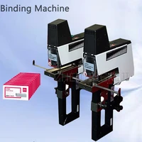 double head binding machine 110v%ef%bc%8f220v electric paper brochure book binding equipment stapler office tools two binding modes