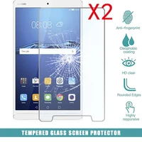 2pcs tablet tempered glass screen protector cover for huawei mediapad m3 8 4 9h tempered glass screen protector film