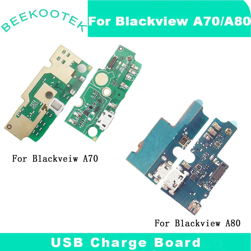 Оригинальная плата Blackview A80 USB A70 зарядная док-станция зарядный порт Сменные
