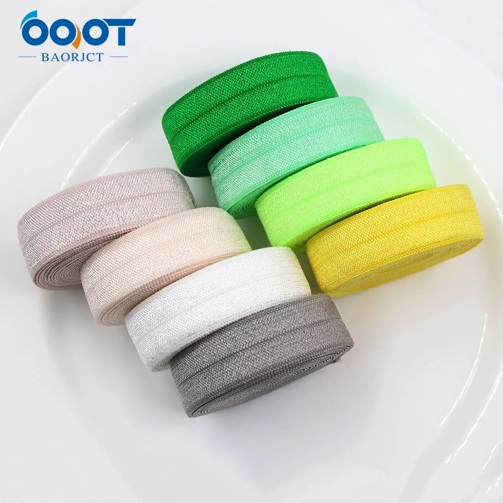 E-20421-578 10yards 5/8'' Ribbon Elastic Foldover Elastics Stretch Hair Ties Headbands for Baby Girls Bow | Дом и сад