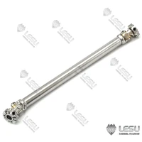 lesu cvd drive shaft stainless steel metal w frange port for 114 tractor rc truck part tamiya benz scania volvo man toys