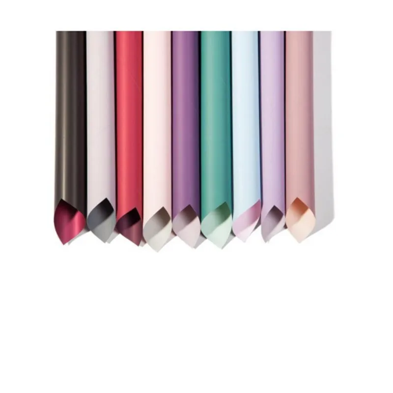 5 шт. Twocolor туман Бумага упаковки цветов DIY альбом для вырезок рукоделия Букеты