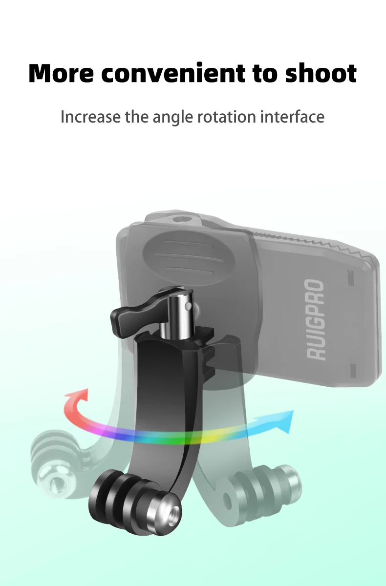 360 градусов вращения Рюкзак Сумка зажим для GoPro Hero 8 7 6 5 4 Xiaomi yi SJCAM SJ4000 DJI аксессуары для экшн-камеры