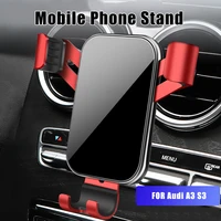 car phone holder mounts stand gps for audi a3 s3 2014 2019 gps dashboard high quality support auto interior mobile phone holder