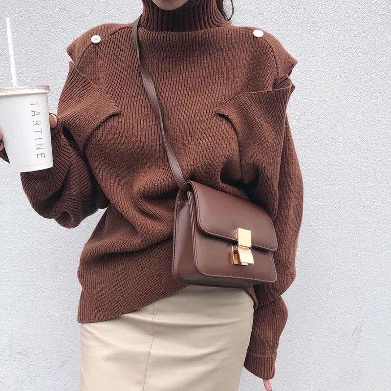 2019 зимний женский свитер с открытыми плечами однотонный базовый джемпер осенний