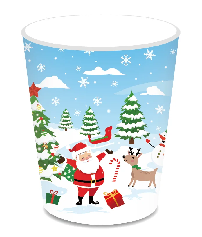 

20pcs Merry Christmas Party Decorations Disposable Tableware Sets Napkins for Happy Christmas Party Favors Supplies
