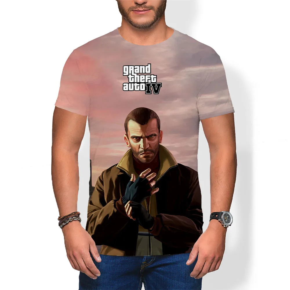

Garment Clothing Grand Theft Auto Men's clothing T-shirt Casual Women Tshirt Print Kids T shirt Tops Harajuku Boys Sweatshirts
