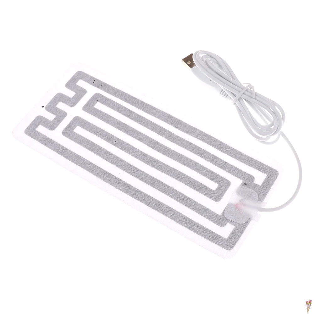 USB нагревательный элемент нагреватель пленки Подогреваемые стельки 8*18 см зимние