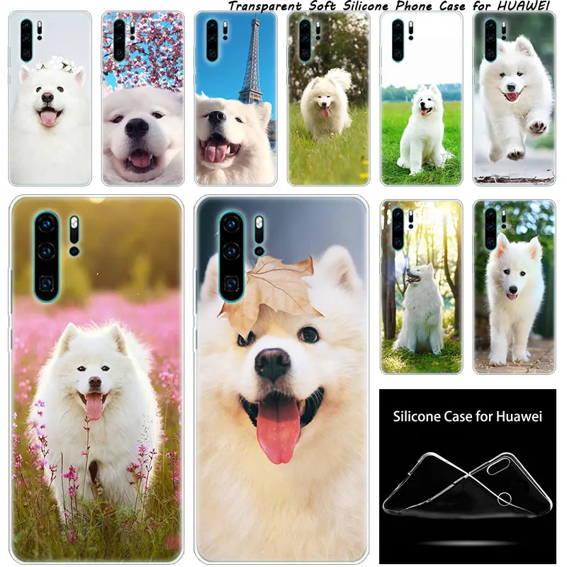 Роскошный силиконовый чехол с животными для собак Huawei NOVA 3 3i 5 5i P20 P30 Pro P9 P10 P8 Lite 2017 P