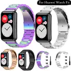 Металлический ремешок для часов Huawei, подходит для смарт-часов, ремешок из нержавеющей стали, быстросъемный ремешок для часов, браслет, ремешок + инструмент